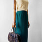 1980s Made in Canada Emerald Green Wool Blend Pencil Skirt - Sz.M
