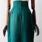 1980s Made in Canada Emerald Green Wool Blend Pencil Skirt - Sz.M