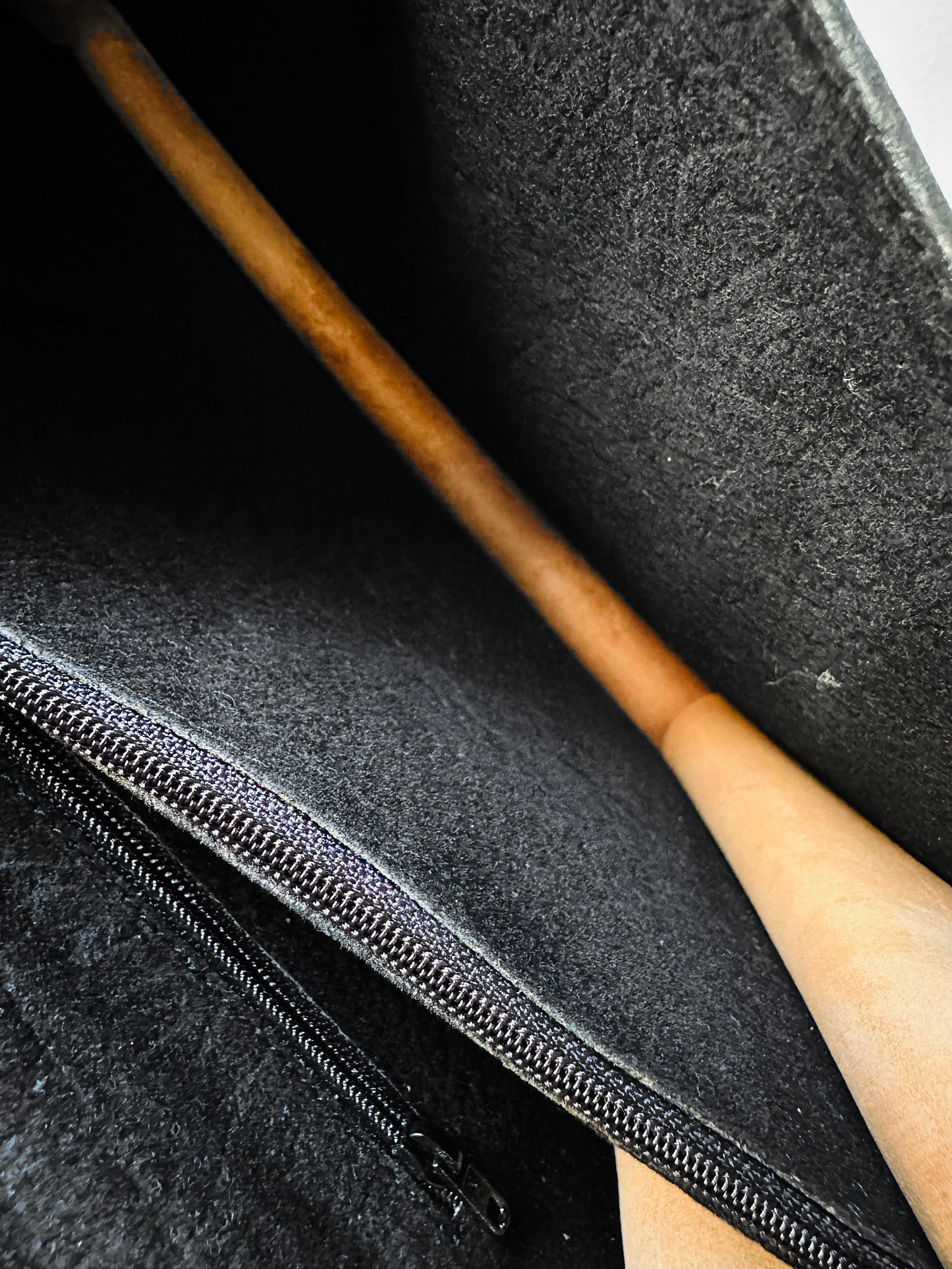 1970s Black Leather Boxy Structured Shoulder Bag