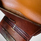 1960s Saddle Brown Worn-In Soft Leather Bifold Travel Wallet