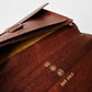 1960s Saddle Brown Worn-In Soft Leather Bifold Travel Wallet