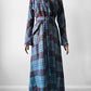 1940s Morsam All Wool Anderson Tartan Plaid Belted Robe - Sz. Sm