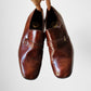 NOS Brown Florsheim Leather Loafer Slip-On Shoe - Sz. 9.5