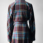 1940s Morsam All Wool Anderson Tartan Plaid Belted Robe - Sz. Sm