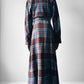 1940s Morsam All Wool Anderson Tartan Plaid Belted Robe - Sz. Sm