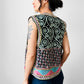 1980s Embroidered Patterned Statement Vest -  Sz. M/L