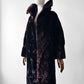 Mid-Century Deep Brown Alexander Becher and Eric's Southampton Lambswool A-Line Teddy Coat - Sz. Small