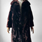 Mid-Century Deep Brown Alexander Becher and Eric's Southampton Lambswool A-Line Teddy Coat - Sz. Small