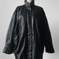 1980s Black Buttery Soft Animal Print Leather Jacket - Sz. M