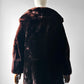 Mid-Century Deep Brown Alexander Becher and Eric's Southampton Lambswool A-Line Teddy Coat - Sz. Small