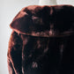 Mid-Century Deep Brown Alexander Becher and Eric's Southampton Lambswool A-Line Teddy Coat - Sz. Small