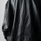 1980s Black Buttery Soft Animal Print Leather Jacket - Sz. M