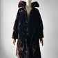 Mid-Century Deep Brown Alexander Becher and Eric's Southampton Lambswool A-Line Teddy Coat - Sz. Small