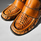 1970s EATON'S Made in Canada Loafer Slip-On Heeled Shoes - Sz. 7-7.5