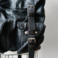 1990s Black John Varvatos Leather Backpack