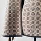 1960s - 1970s Soft Taupe Trefriw Woollen Mills Welsh Deadstock Patterned Cape Coat