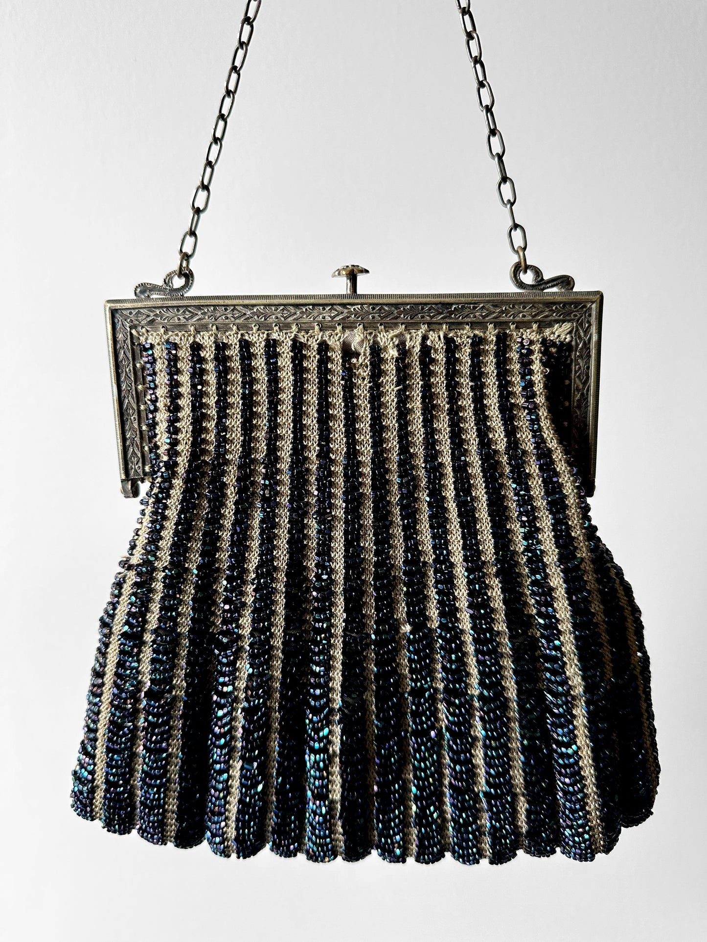 1920s Beaded Evening Bag w/Coin Purse