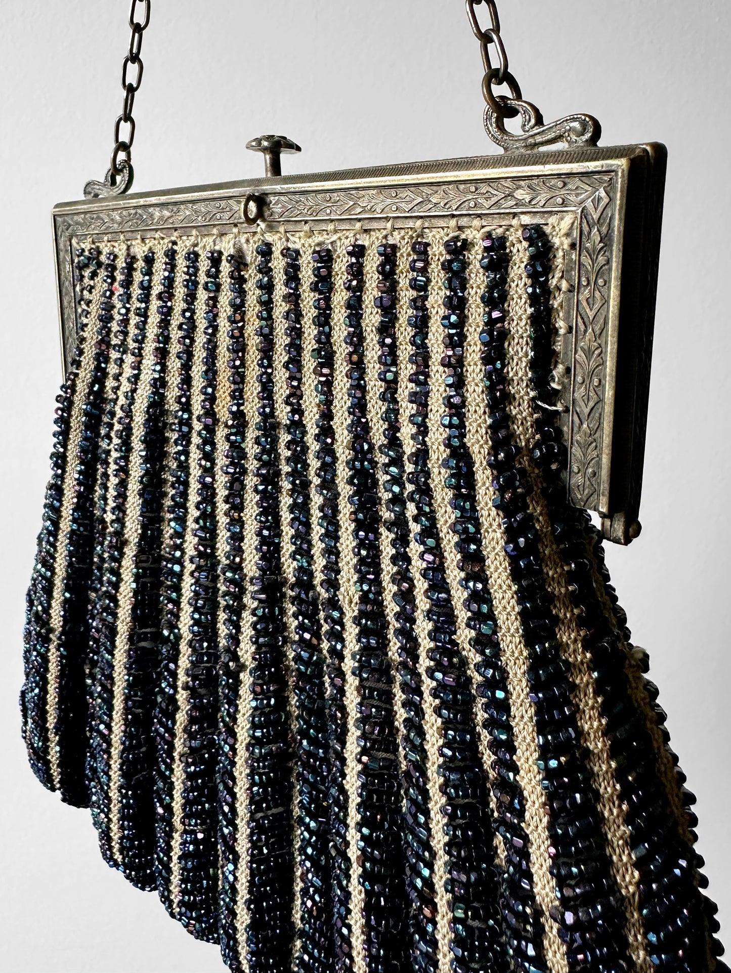 1920s Beaded Evening Bag w/Coin Purse