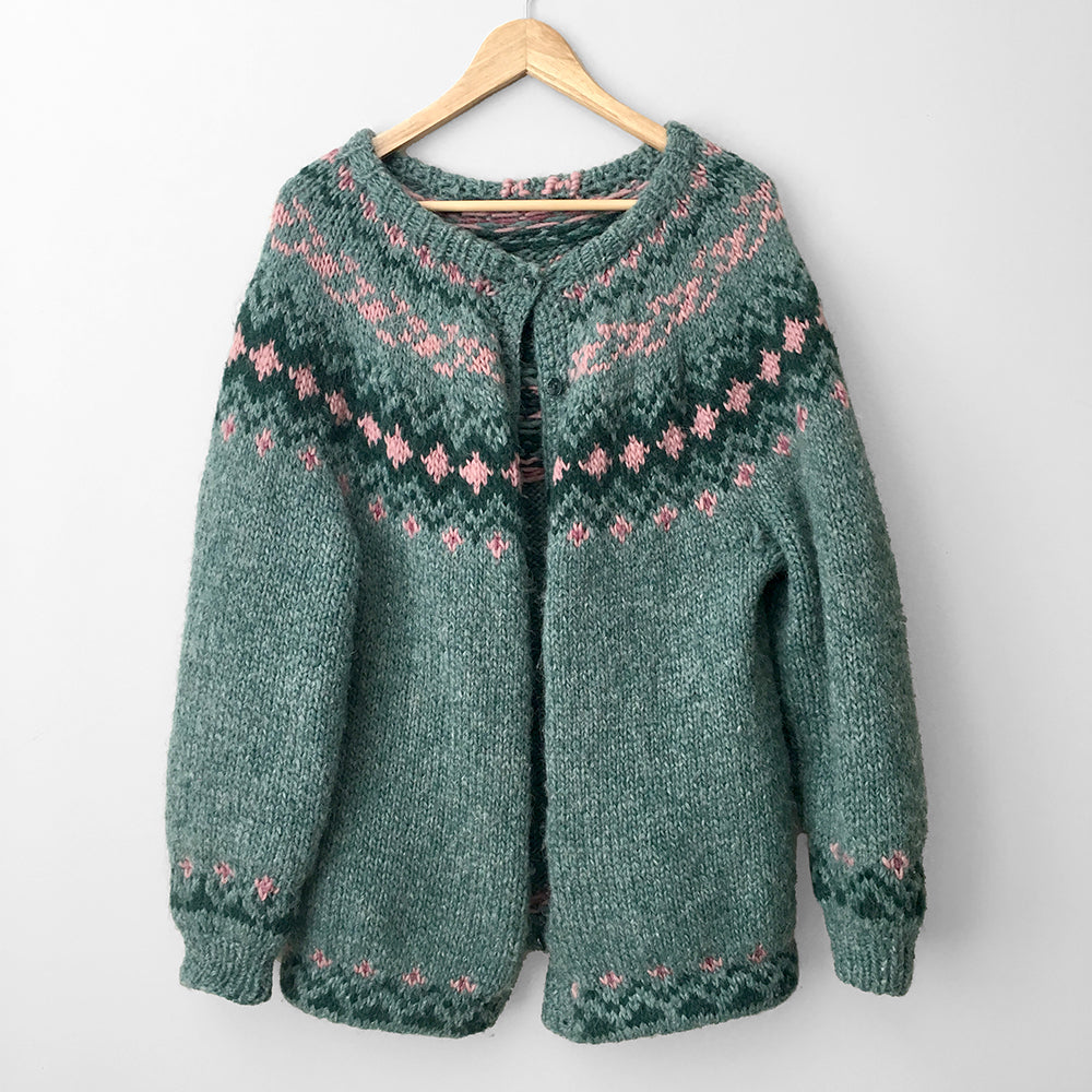 Handmade Nordic Knit Cardigan Sweater