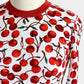 Rare 1990s Dolce & Gabbana Cherry Print Crew-Neck Top