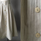 1980s Striped Button-Front Cotton Skirt