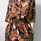 1980s Scenic Patterned One-Piece Jumpsuit