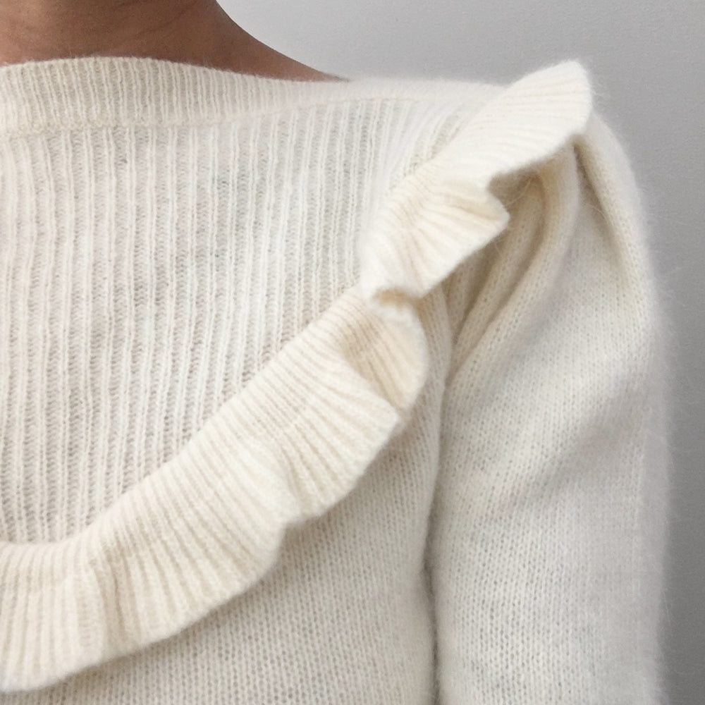 1970s Lambswool Ruffle Knit