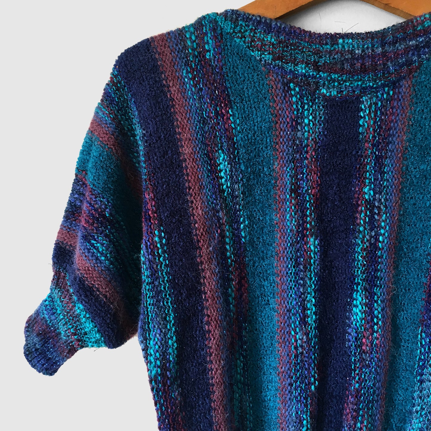 1970s - 1980s Mixed-Knit Sweater