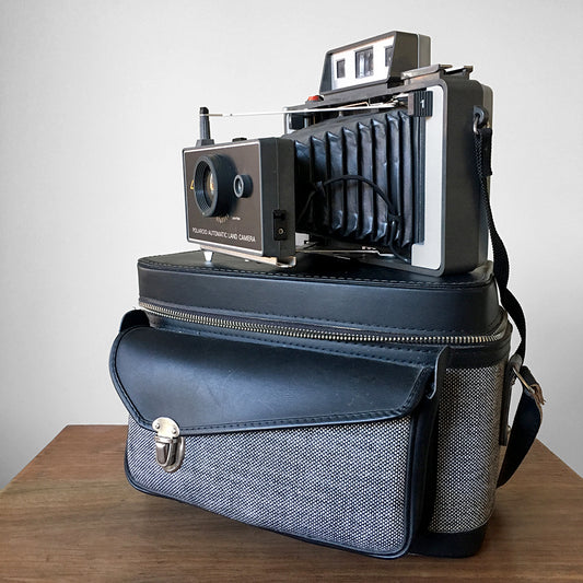 1960s Collapsible Camera and Carrying Case