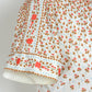 1960s-1970s Midi-Length Floral Knee Length Shift Dress