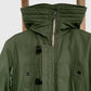 1970s Hooded Quilted Lined Military Parka
