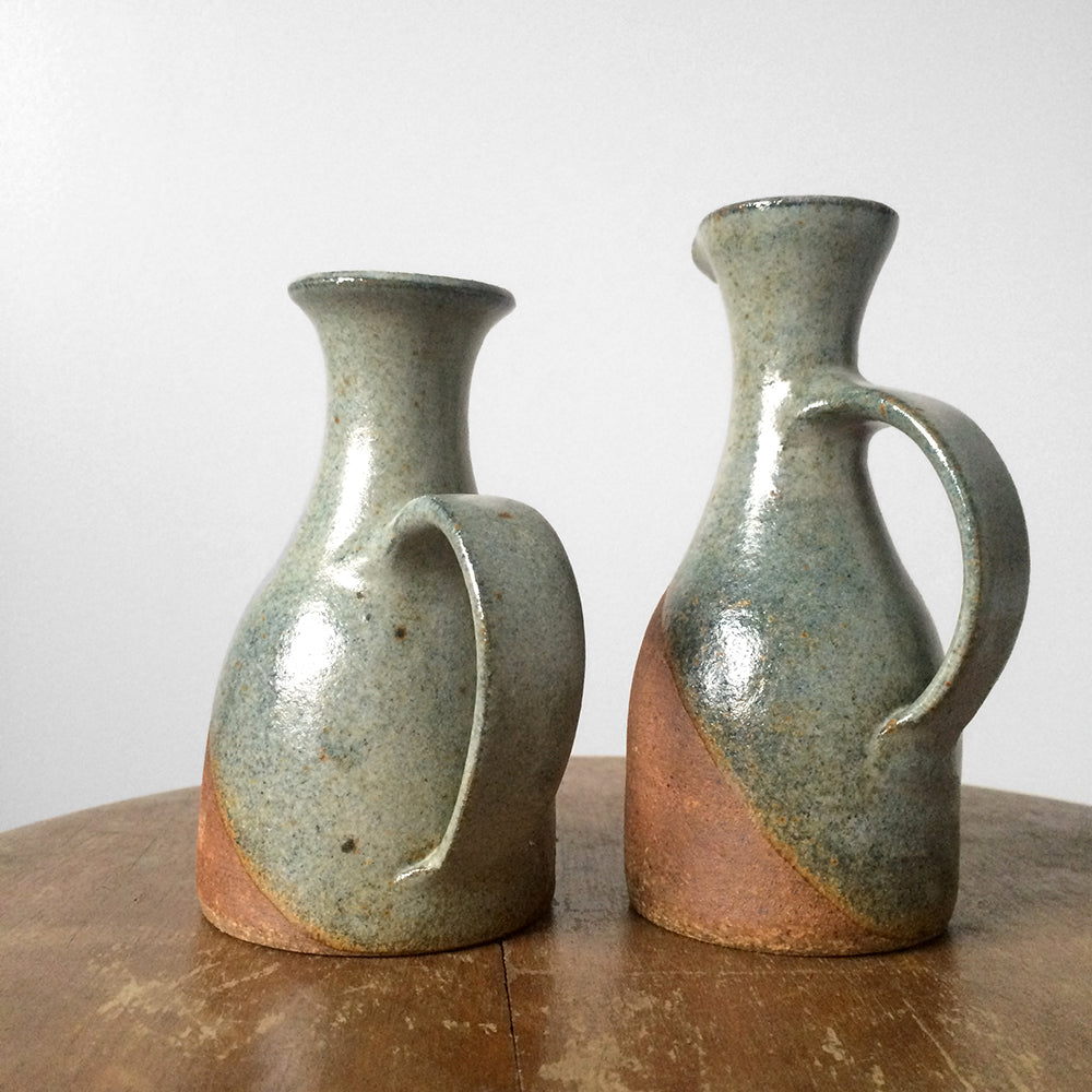 1960s MCM Oil and Vinegar Pottery Jugs