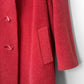 Red Alpaca Wool Made in England Coat