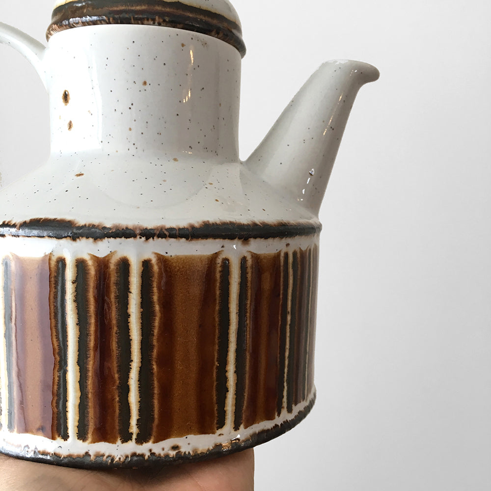 1960s MCM Mid-Century Modern Made in England MidWinter, Speckled Ceramic Tea and Coffee Pot