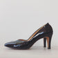 1980s Thomas Wallace Patent Leather High Heeled Pumps - Sz. 8.5-9