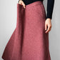 1970s Simpson Sears Stretch Woven Knit A-Line Elastic Waist Skirt - XL/XXL - Waist 36