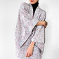 Rose Patterned Silk-Crepe Kimono Haori Jacket