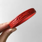 1950s Red Chinese Carved Cinnabar Bangle Bracelet