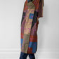 1980s Marimekko Button-Front Made in Finland Patterned Duster Dress