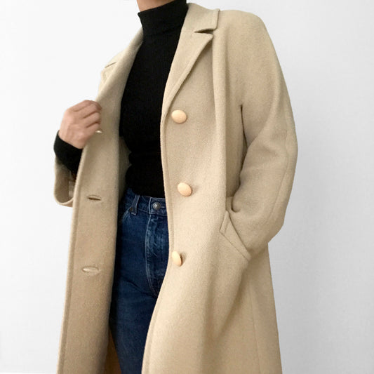 1960s Digi-Tweed Oatmeal Coat