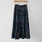 1980s Made in Austria Pure New Wool Floral and Bird Pleated Skirt