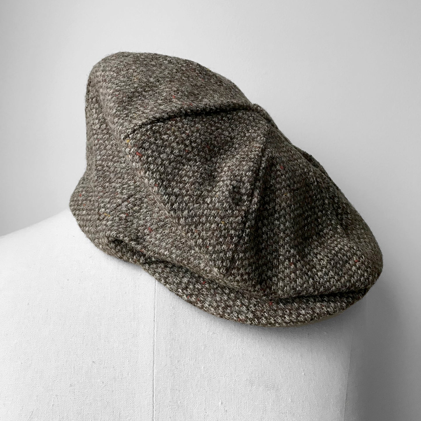 Wool Tweed Made in Britain Newsie Hat