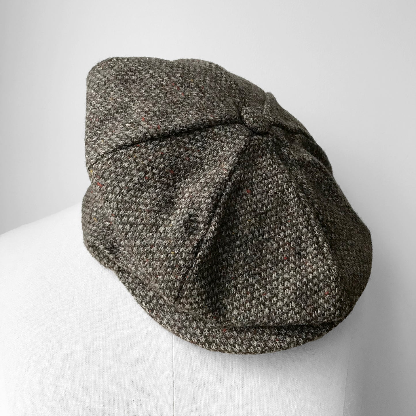 Wool Tweed Made in Britain Newsie Hat