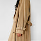 1980s Tan Camel Wool Belted Coat