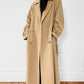 1980s Tan Camel Wool Belted Coat