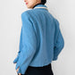 1960s Powder Blue Wool Short-Waisted Lined Jacket - XS/S