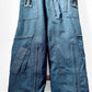 Slate Blue Air Force Mid-Weight Wool Flight Jumpsuit - Sz. M