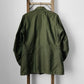 1950s Made in Canada Army Green Military Lined Zip Front Snap Button Field Jacket - M/L