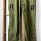 Olive Green Canadian Air Force Mid-Weight Wool Flight Jumpsuit - Approx. Sz. L/XL