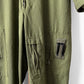 Olive Green Canadian Air Force Mid-Weight Wool Flight Jumpsuit - Approx. Sz. L/XL